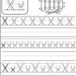 Letter X Worksheet | Alphabet Worksheets Kindergarten Throughout Letter Tracing X