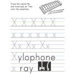 Letter X Worksheet – Tracing And Handwriting