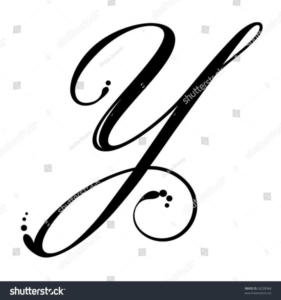 Letter Y Script Stock Vector (Royalty Free) 26228368 Letter Y Script Stock Vector (Royalty Free) 26228368