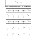Letter Y Tracing Alphabet Worksheets | Alphabet Worksheets