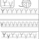 Letter Y Tracing Worksheets Preschool