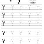 Letter Y Tracingsheet Coloring Booksheets Letters U Z Inside Tracing Alphabet Y