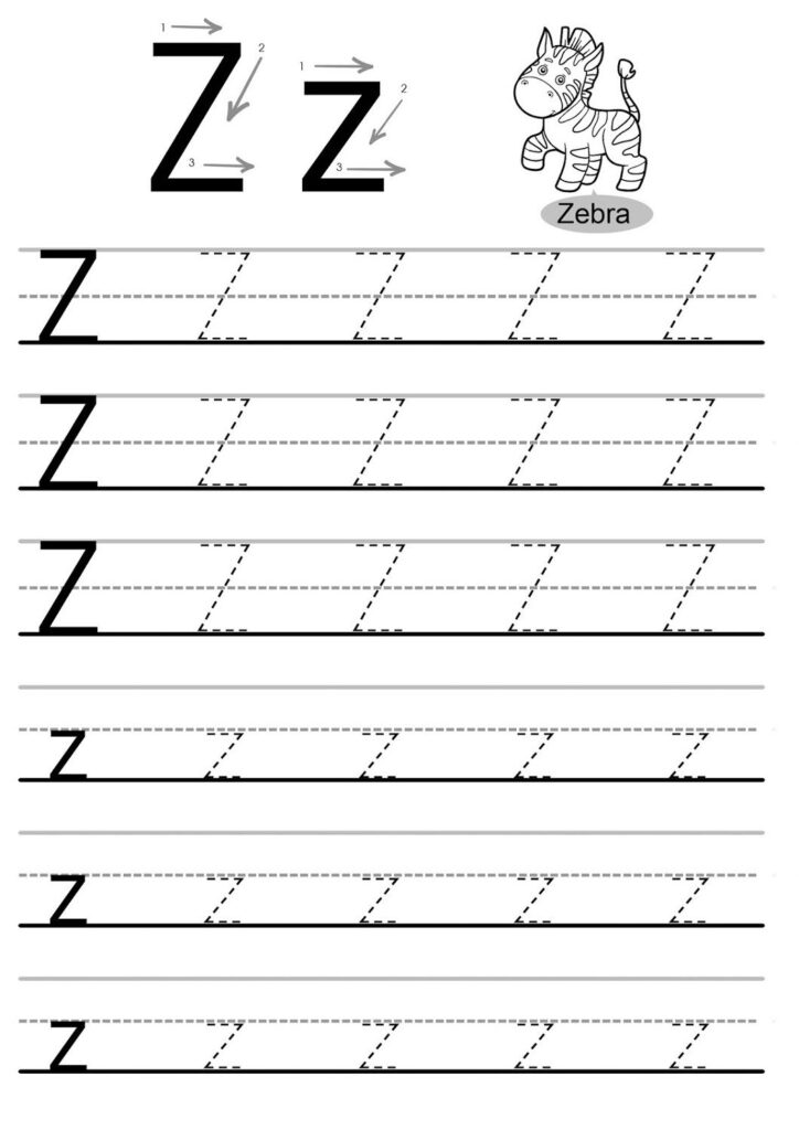 Letter Z Worksheets Kids Learning Activity | Alphabet Letter Z Worksheets Kids Learning Activity | Alphabet