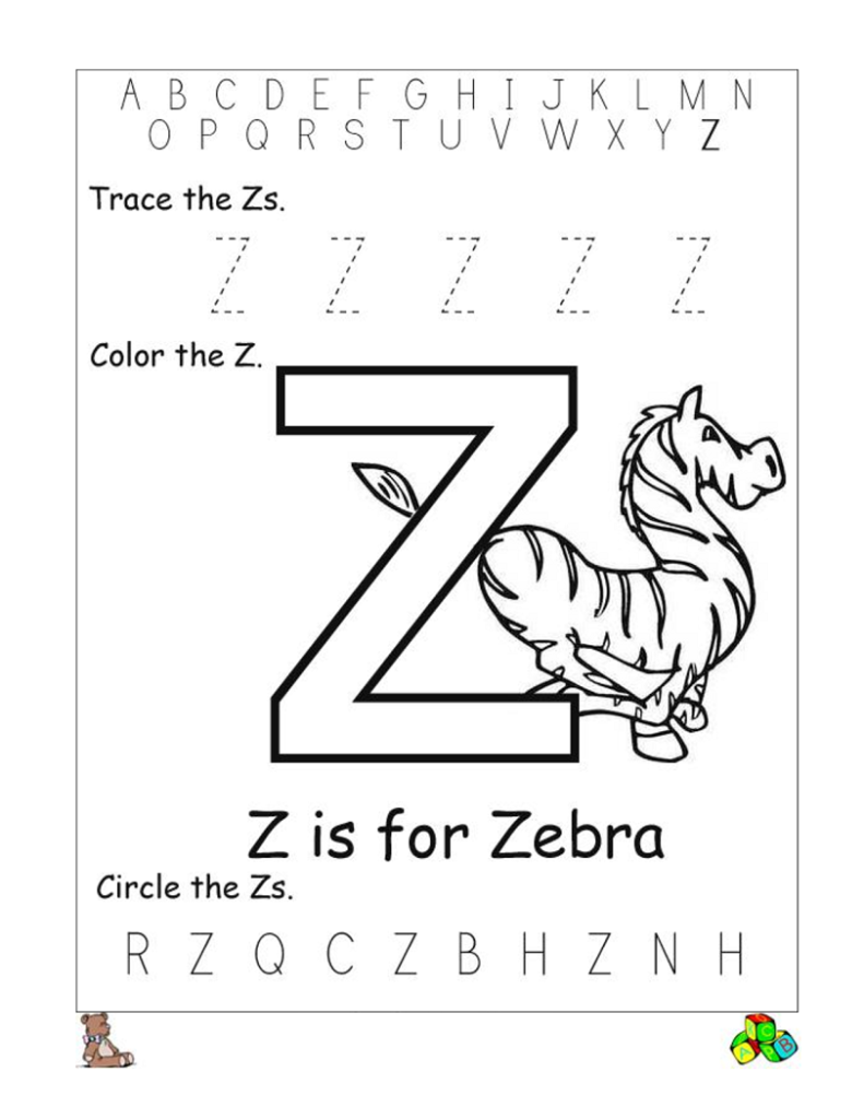 Letter Z Worksheets | Preschool Letters, Letter Worksheets Within Letter Zz Worksheets