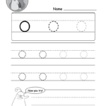 Lowercase Letter "o" Tracing Worksheet   Doozy Moo In Letter O Worksheets For Preschool