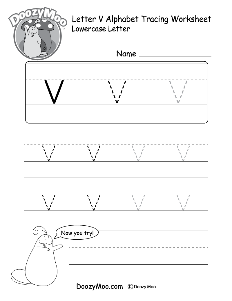 Lowercase Letter &amp;quot;u&amp;quot; Tracing Worksheet - Doozy Moo in Letter U Worksheets Pdf