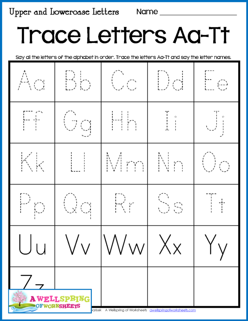 Lowercase Tracing Worksheets | Printable Worksheets And