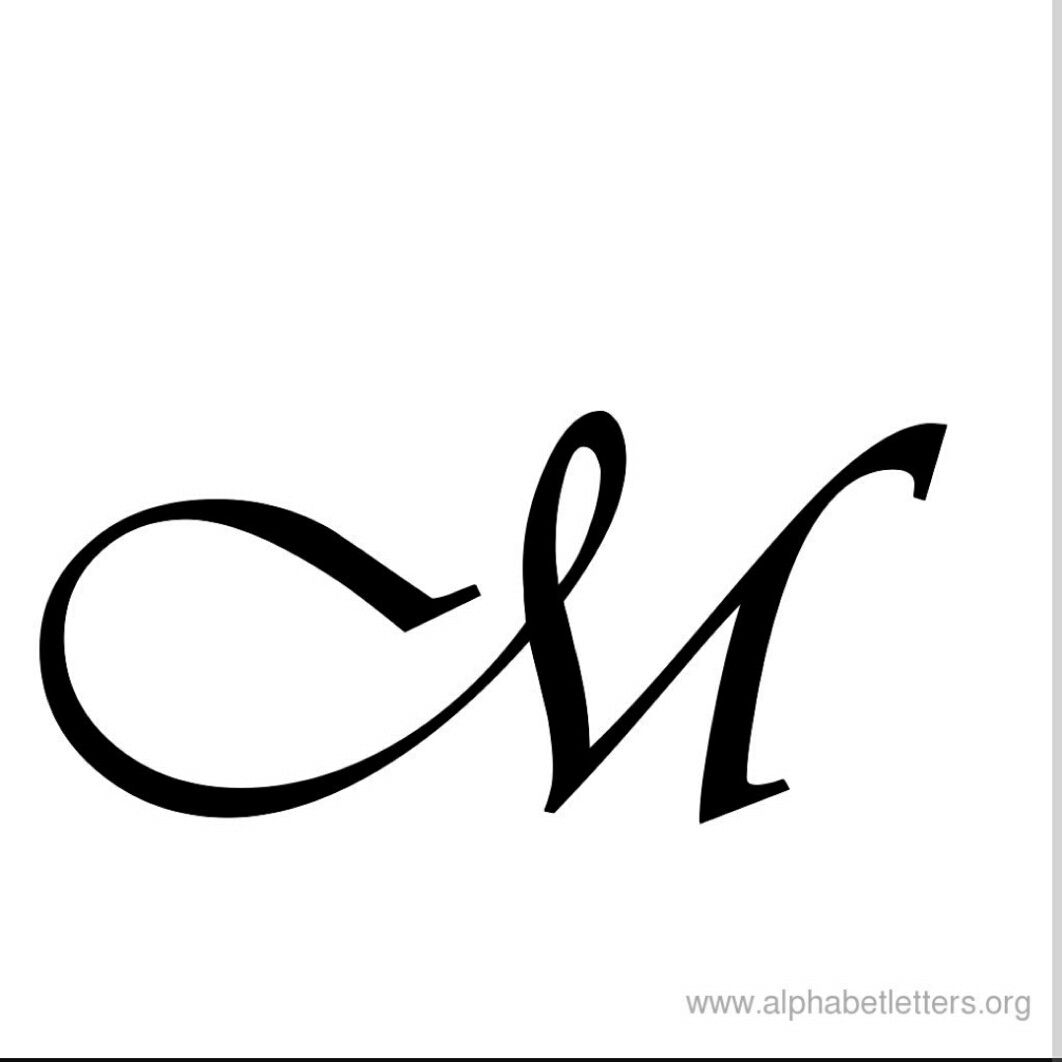 M Letter | Calligraphy Letters, Cursive Letters Fancy