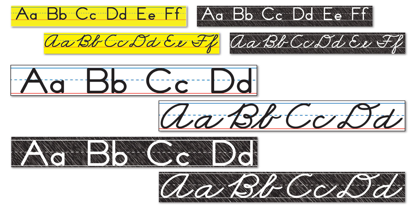 Magnetic Alphabet Strips