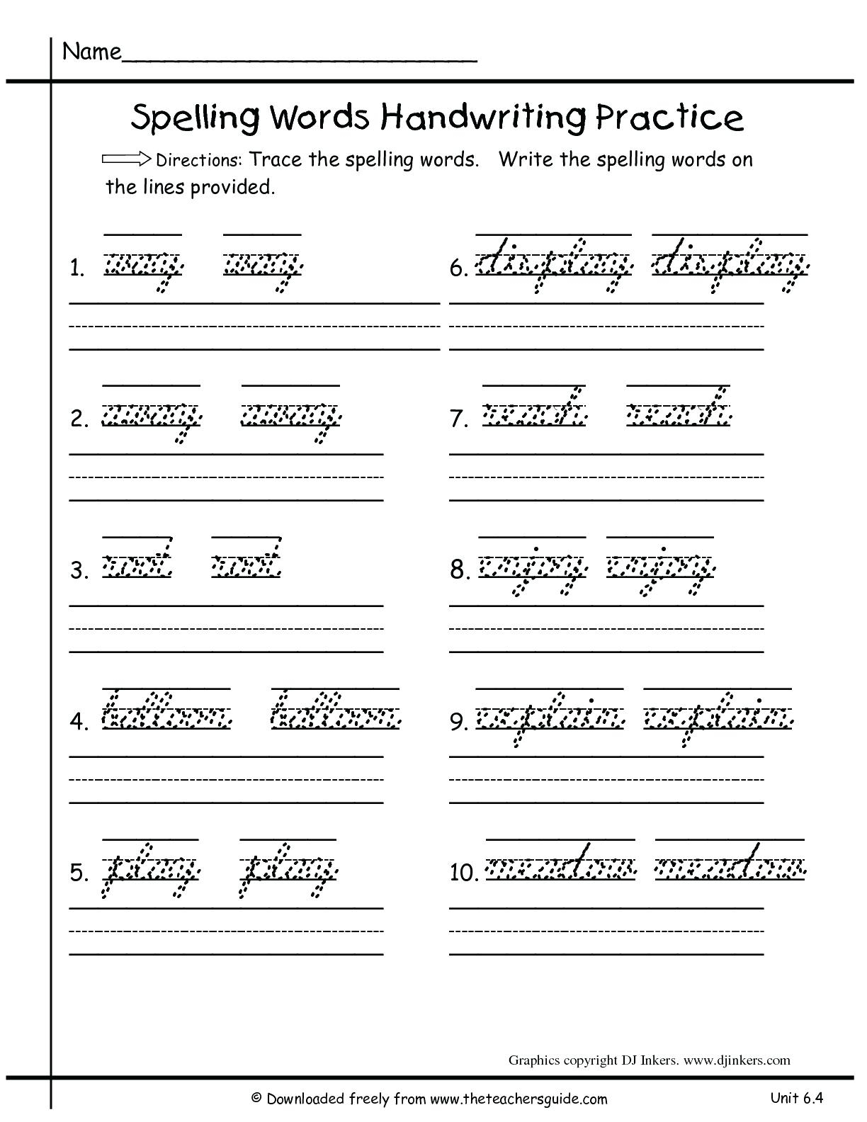 Marvelous Cursive Handwriting Practice Sheet Picture