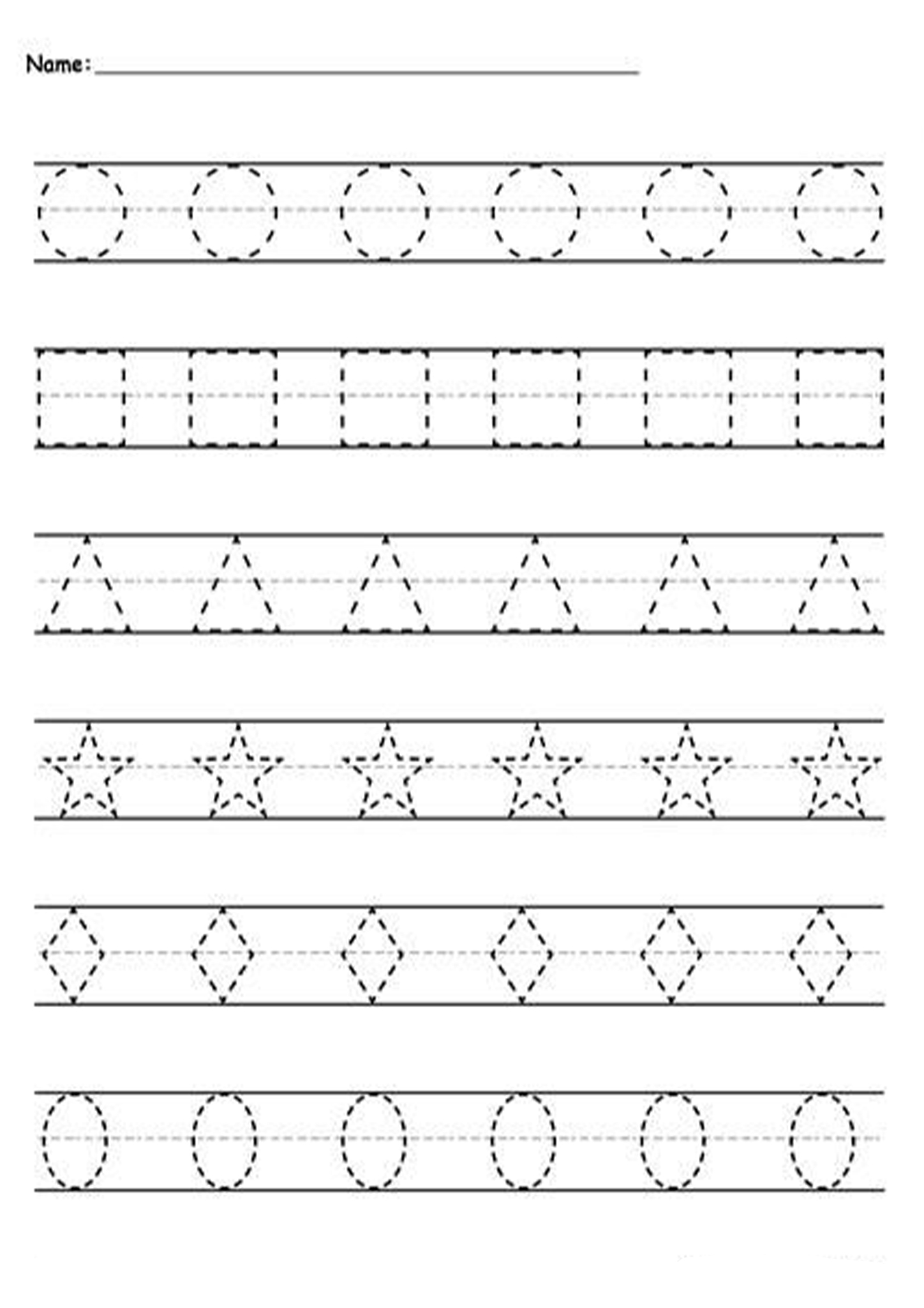 Print Tracing Worksheets