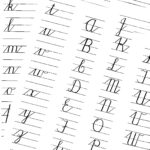 Math Worksheet : Alphabet In Cursiveriting Printable