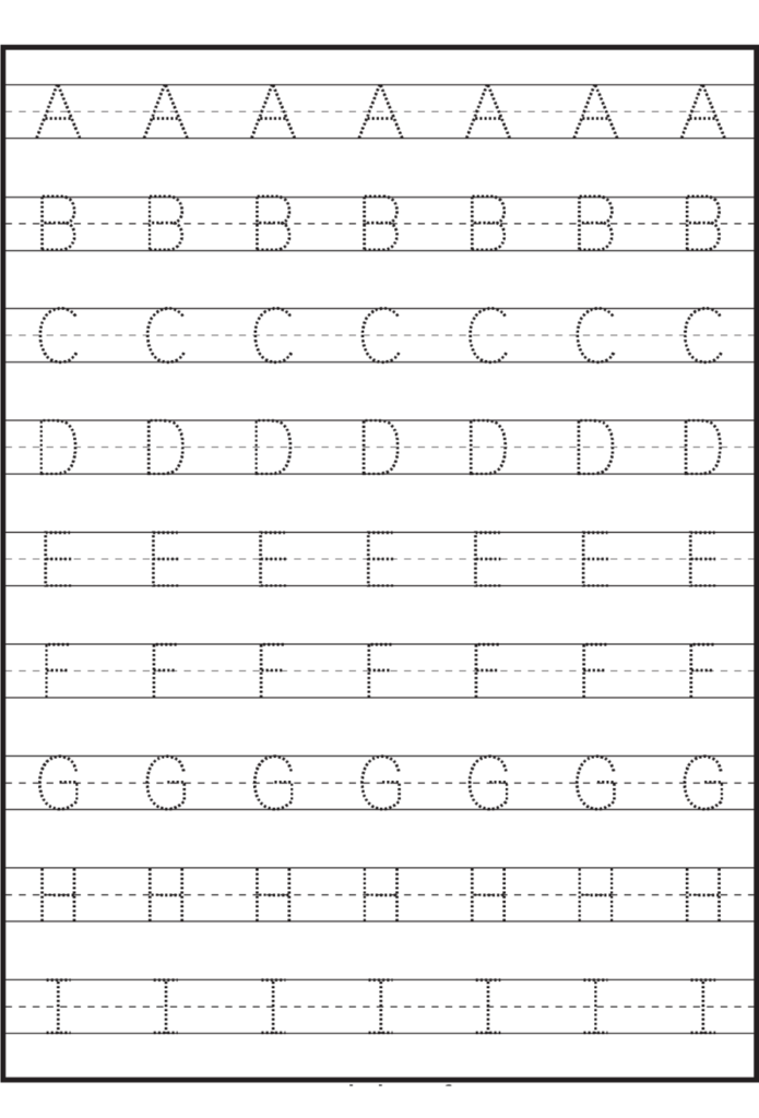 Math Worksheet ~ Alphabet Trace Sheets Printables Printable Intended For Alphabet Tracing Sheets For Kindergarten