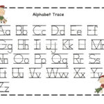 Math Worksheet : Alphabet Trace Worksheet Worksheets Best