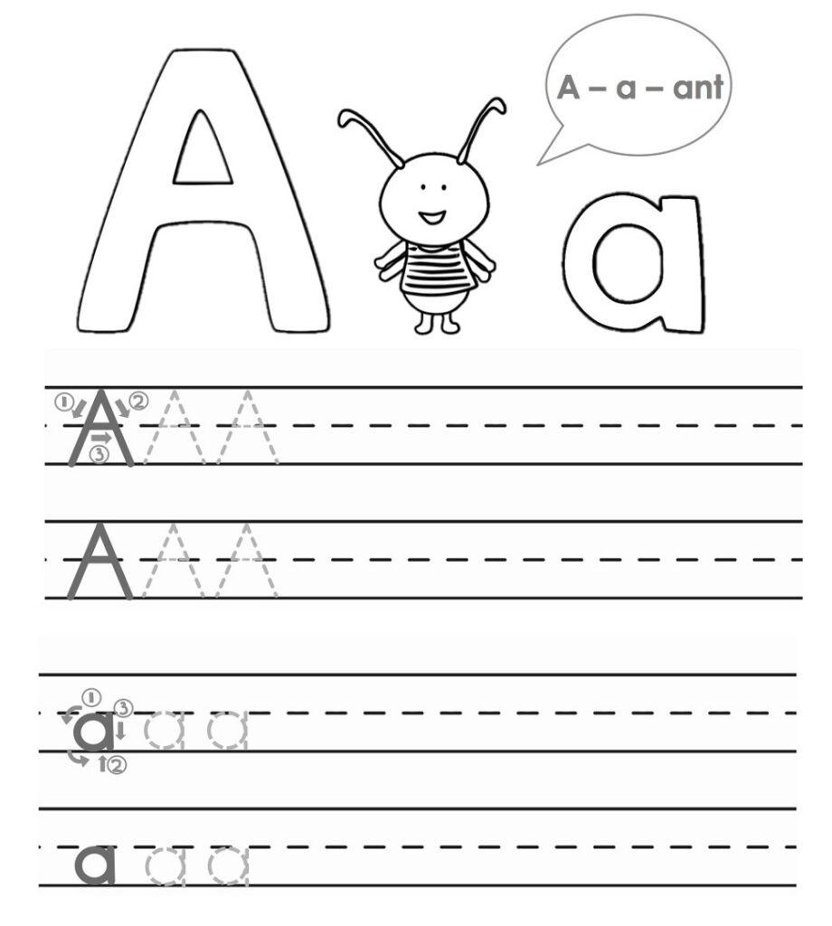 Math Worksheet : Alphabet Tracing Worksheets For Inside Alphabet Tracing Sheets For Kindergarten