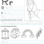 Math Worksheet ~ Catholic Alphabet Letter R Worksheet In Letter R Worksheets Preschool