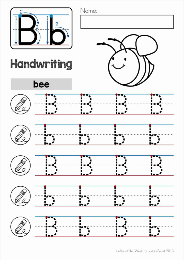 Math Worksheet : Excelent Alphabet Tracing Practice Sheets Regarding Alphabet B Tracing Worksheet