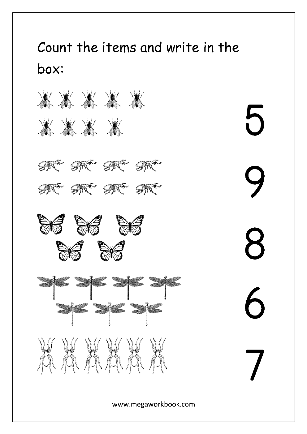 Math Worksheet ~ Free Number Worksheets For Kindergarten intended for Letter 10 Worksheets