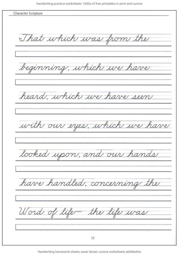 Math Worksheet ~ Free Printable Cursive Writinge Sheets Pdf