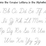 Math Worksheet : Free Printable Tracing Cursive