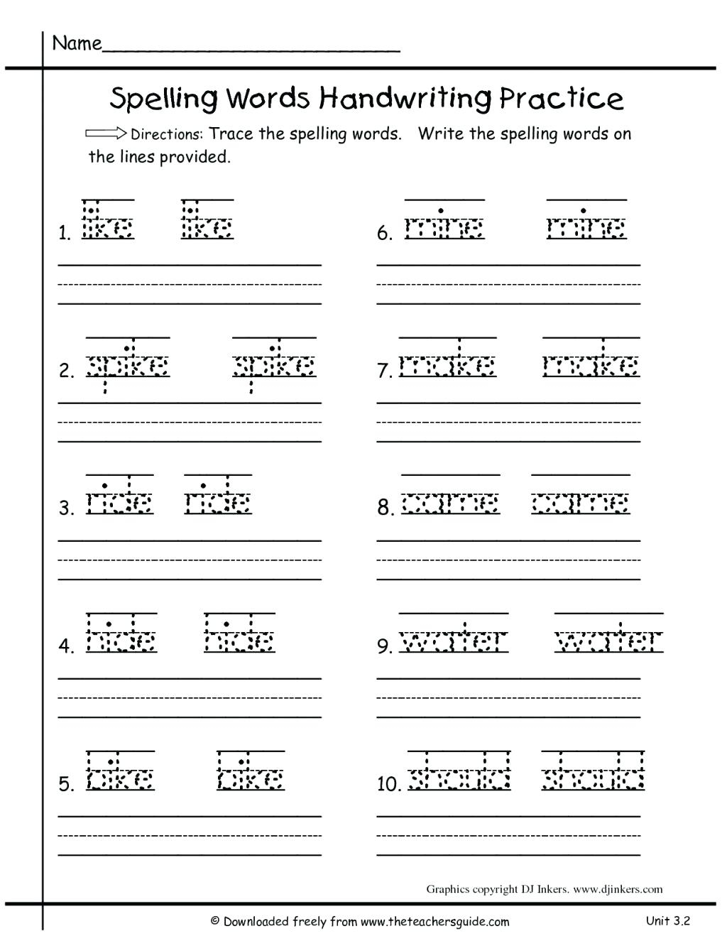Math Worksheet : Handwriting Practiceeator Worksheets Maker