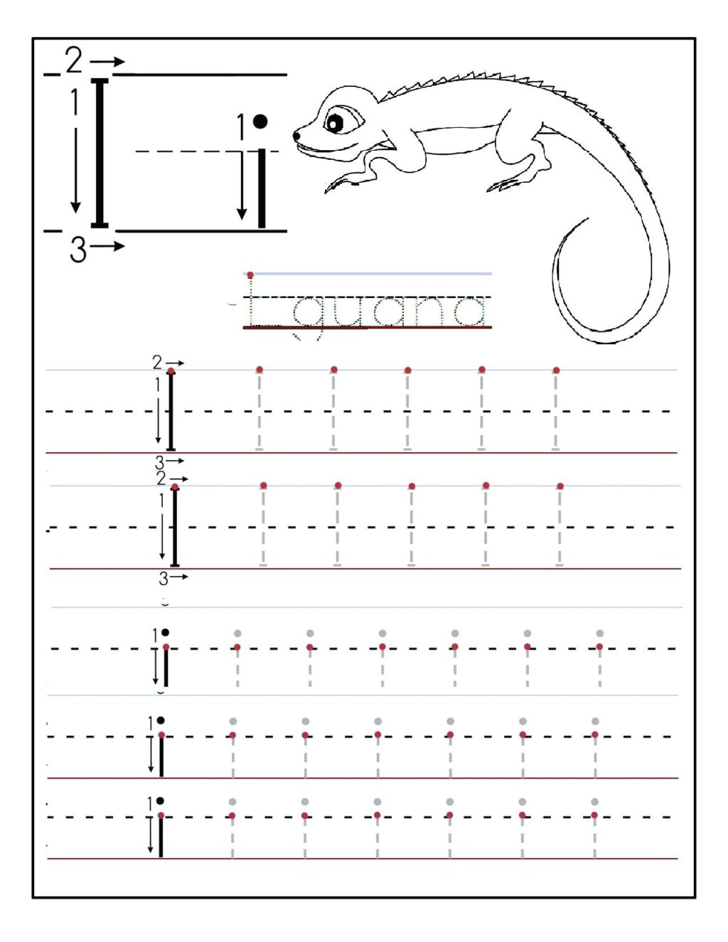 Math Worksheet ~ Letter K Worksheets For Pre Collections Of regarding Letter I Worksheets For Pre K