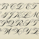 Math Worksheet : Lettering Design Calligraphy Cursive