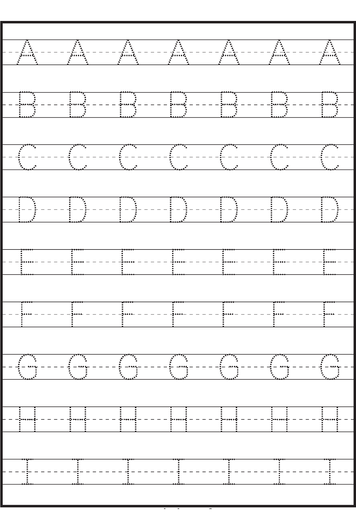 Math Worksheet : Math Worksheet Letter Tracing Sheets