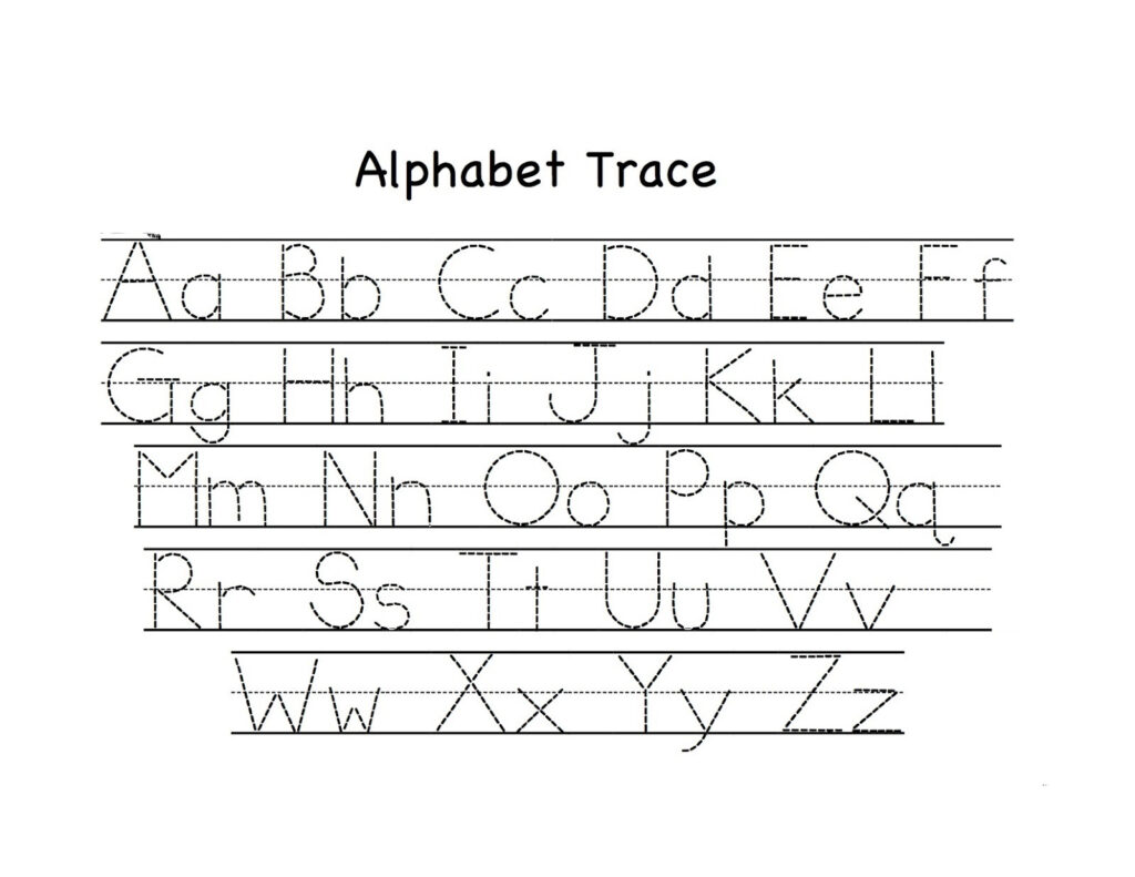 Math Worksheet : Math Worksheet Preschool Alphabet Trace