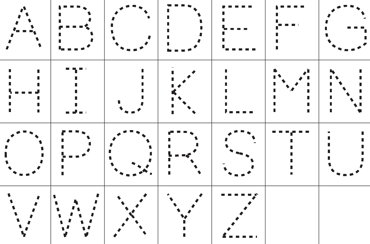 preschool alphabet tracing worksheets pdf