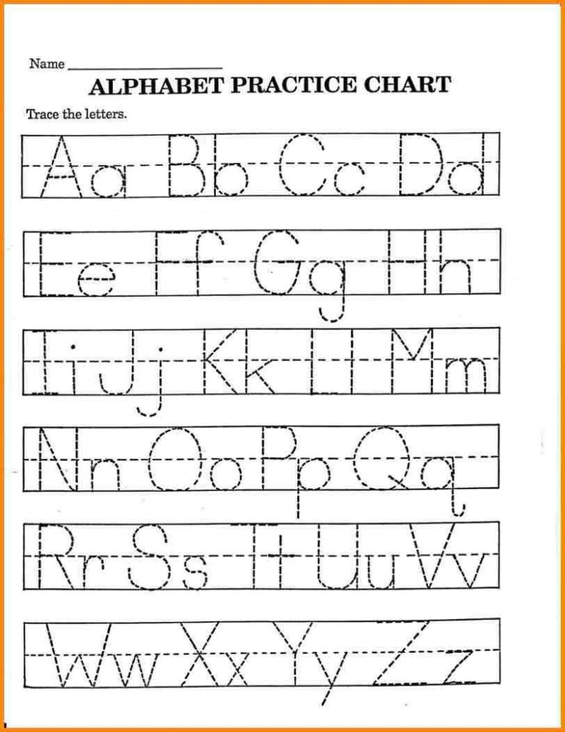 Math Worksheet : Trace Your Nameet Alphabets Pre Kets Regarding Letter Tracing Generator