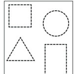 Math Worksheet : Tracing Shape Preschool Free Printableeets