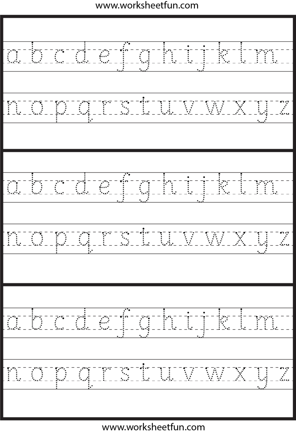 Math Worksheet ~ Tracinging Worksheets Lowercase Small