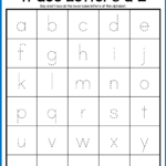 Math Worksheet : Upper And Lowercase Alphabet Tracing