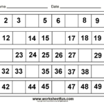 Missing+Numbers+1 50 In 2020 | Free Printable Math