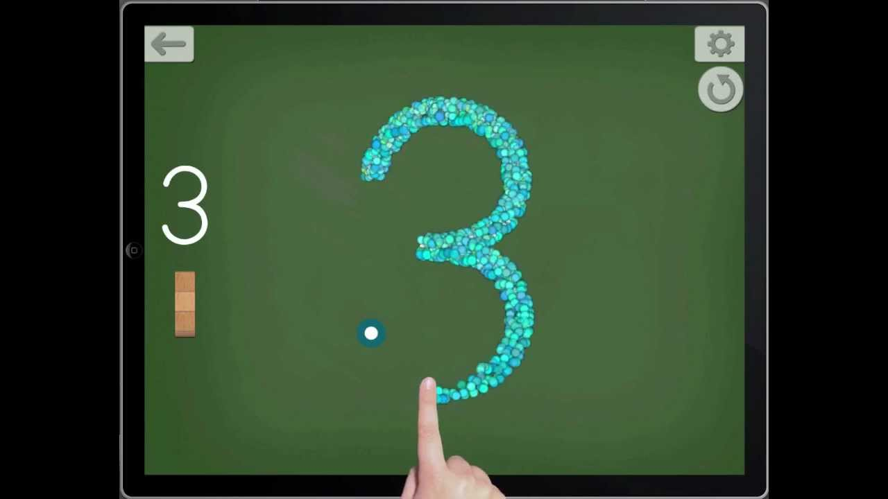 Montessori Numbers - Tracing Activity Demo - For Ipad And Iphone within Alphabet Tracing Ipad