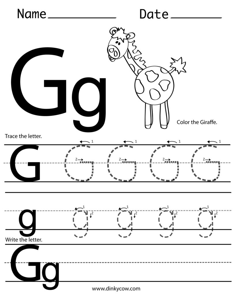 Mrs. Moffitt's Whiteboard | Tracing Worksheets Preschool Intended For Letter G Worksheets For First Grade