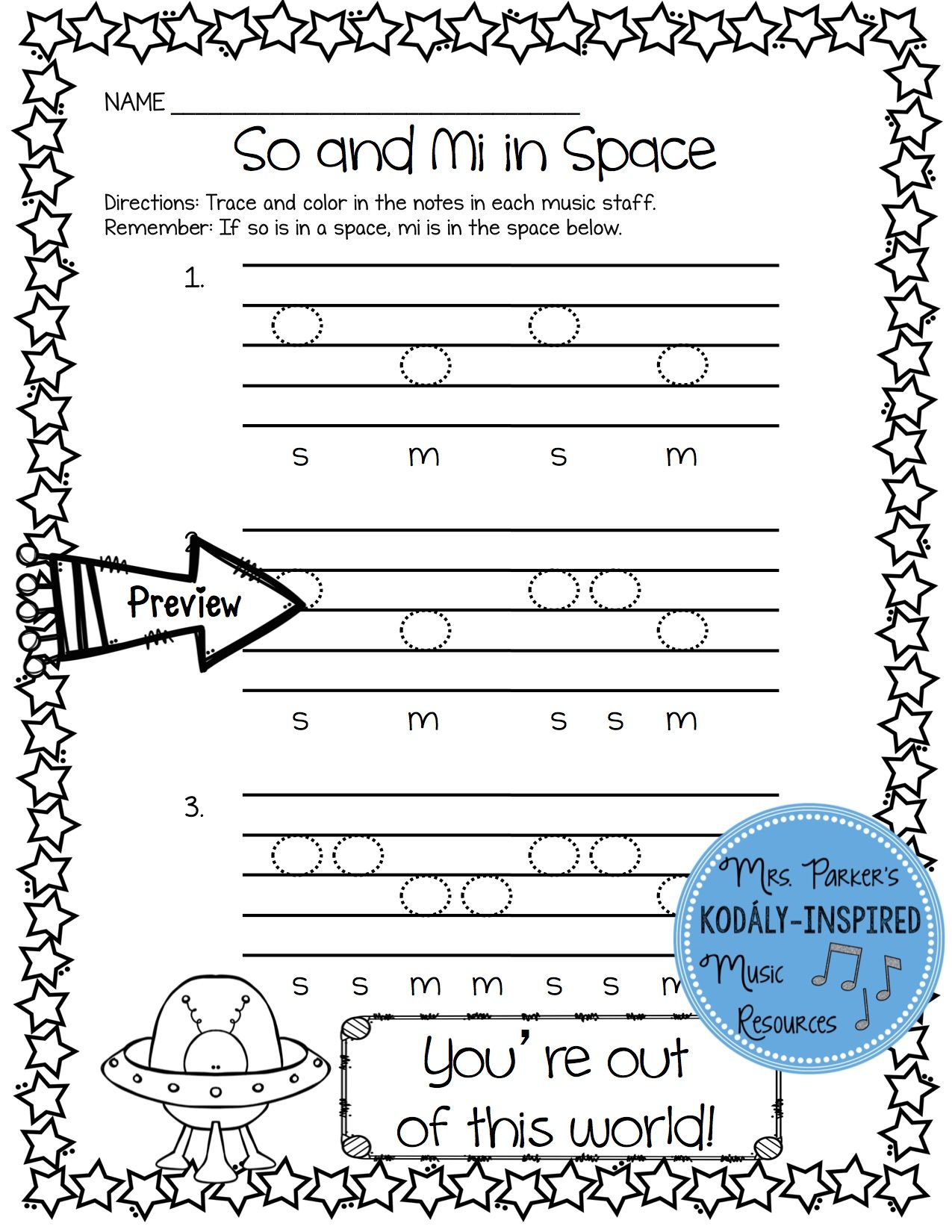 Music Worksheet Bundle: So And Mi | Music Worksheets, Music inside Tracing Name Robert