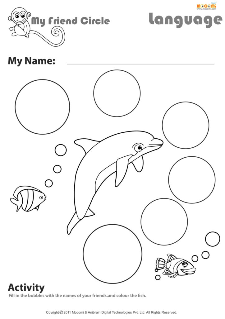 My Friend Circle English Worksheet For Kids Worksheets Within Letter T Worksheets School Sparks