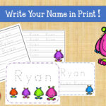Name Tracing Handwriting Worksheet Personalized Name | Etsy Within Name Tracing Personalized