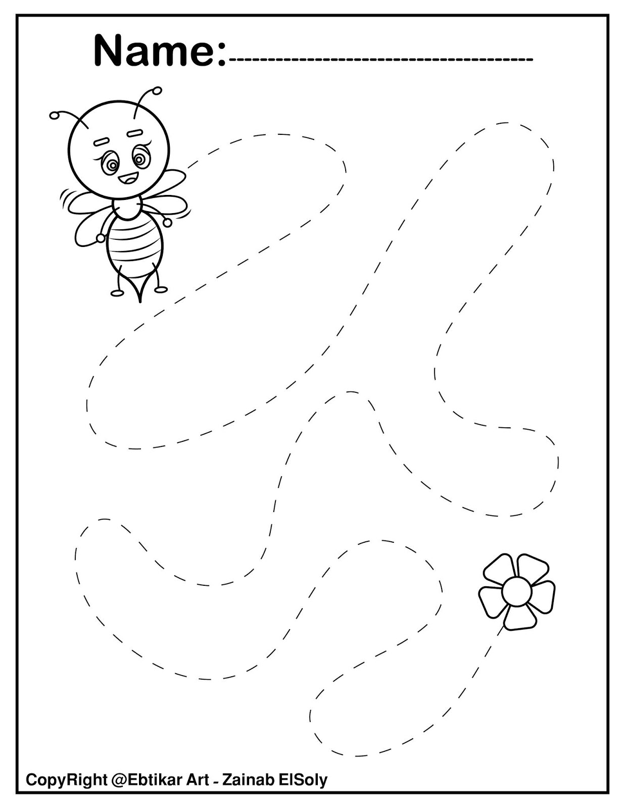 Name Tracing Practice Worksheets Pre Nursery Beginning