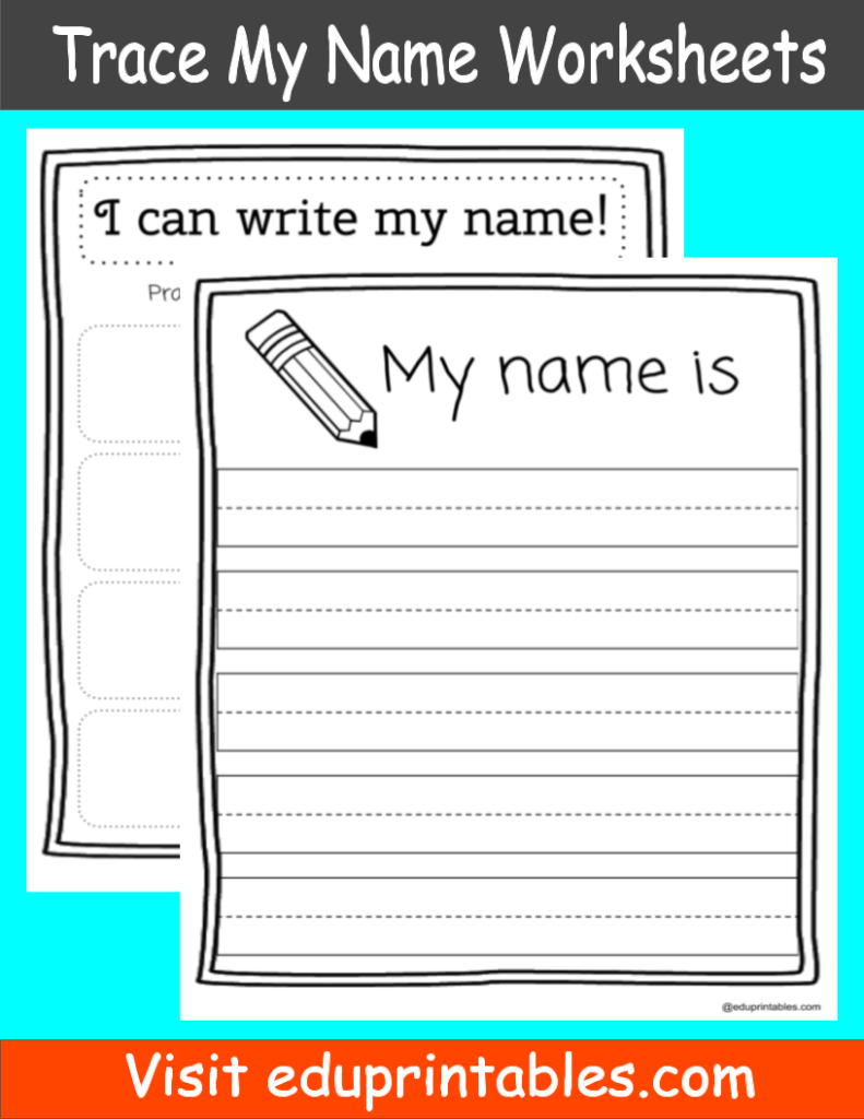 Name Tracing Printable – Eduprintables For Name Tracing Line