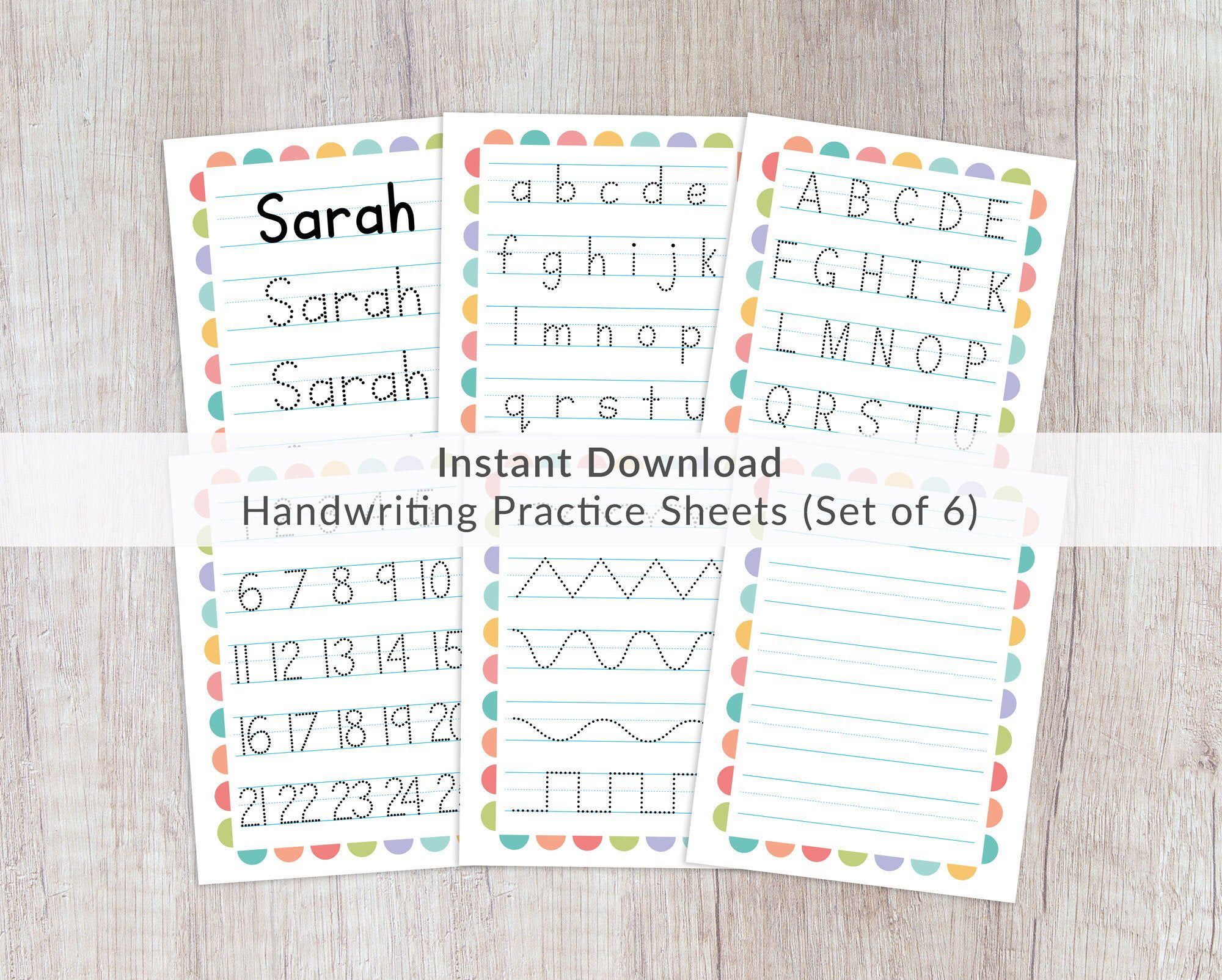 Name Tracing Worksheets Prints. Printable Handwriting in Name Tracing Chalkboard