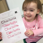 Naomi Paulsen On Twitter: "charlotte Did An Awesome Job In Name Tracing Charlotte