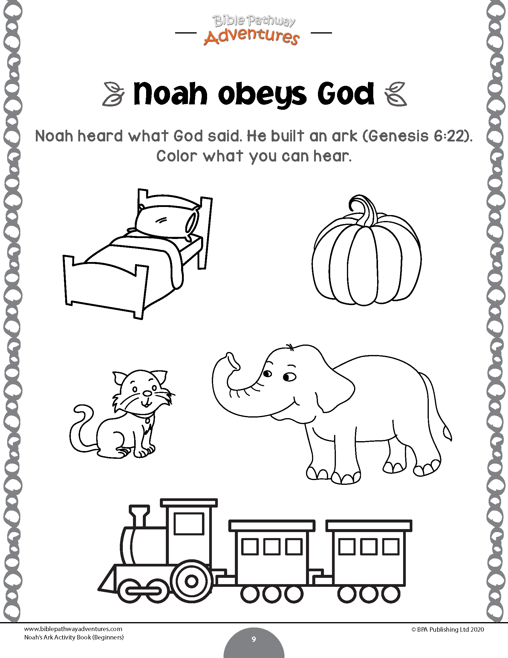 Noah&amp;#039;s Ark Activity Book For Beginners – Bible Pathway intended for Name Tracing Noah