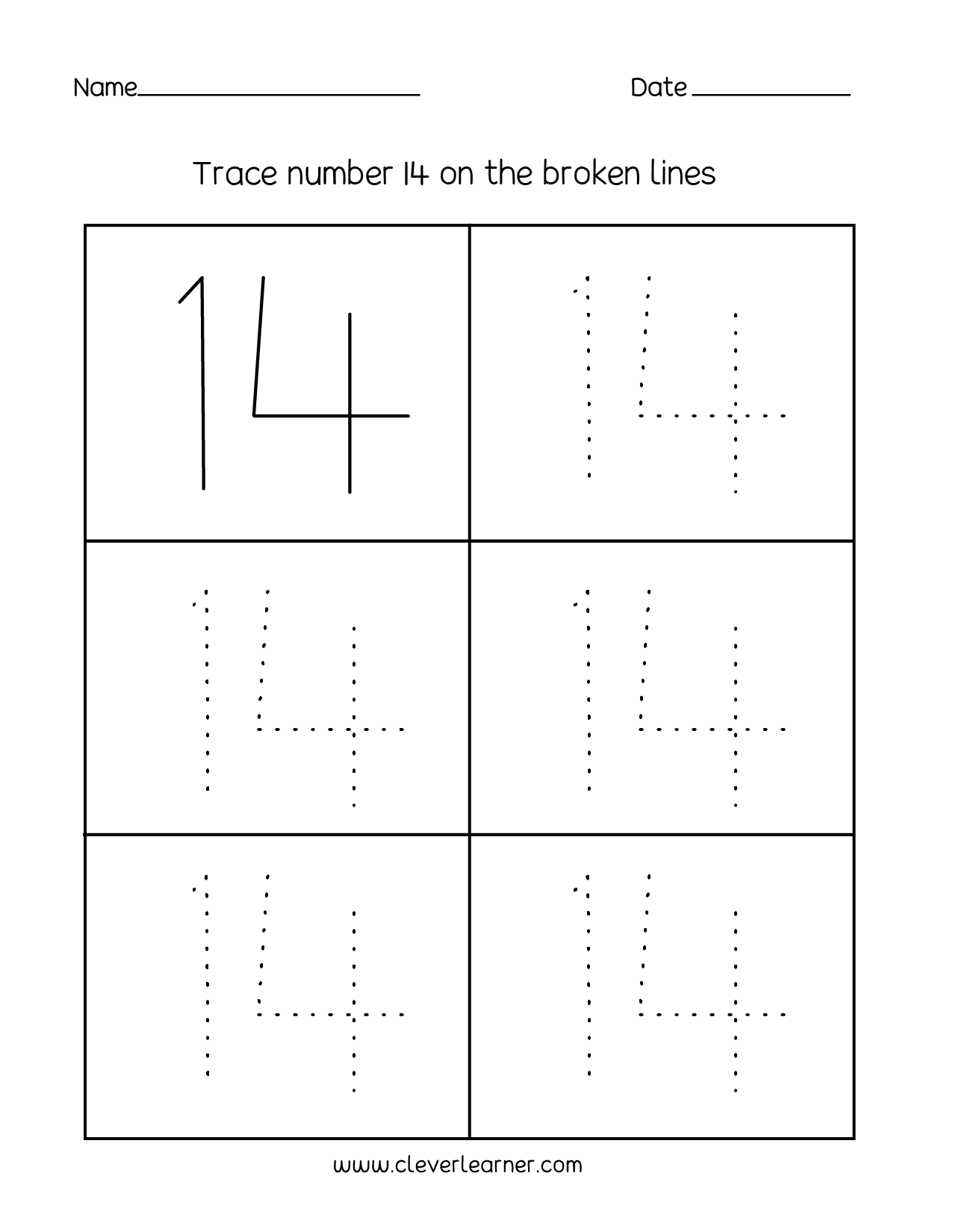 number-14-tracing-worksheet-alphabetworksheetsfree