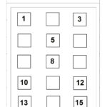 Number 15 Worksheet For Numbering Lesson | Preschool