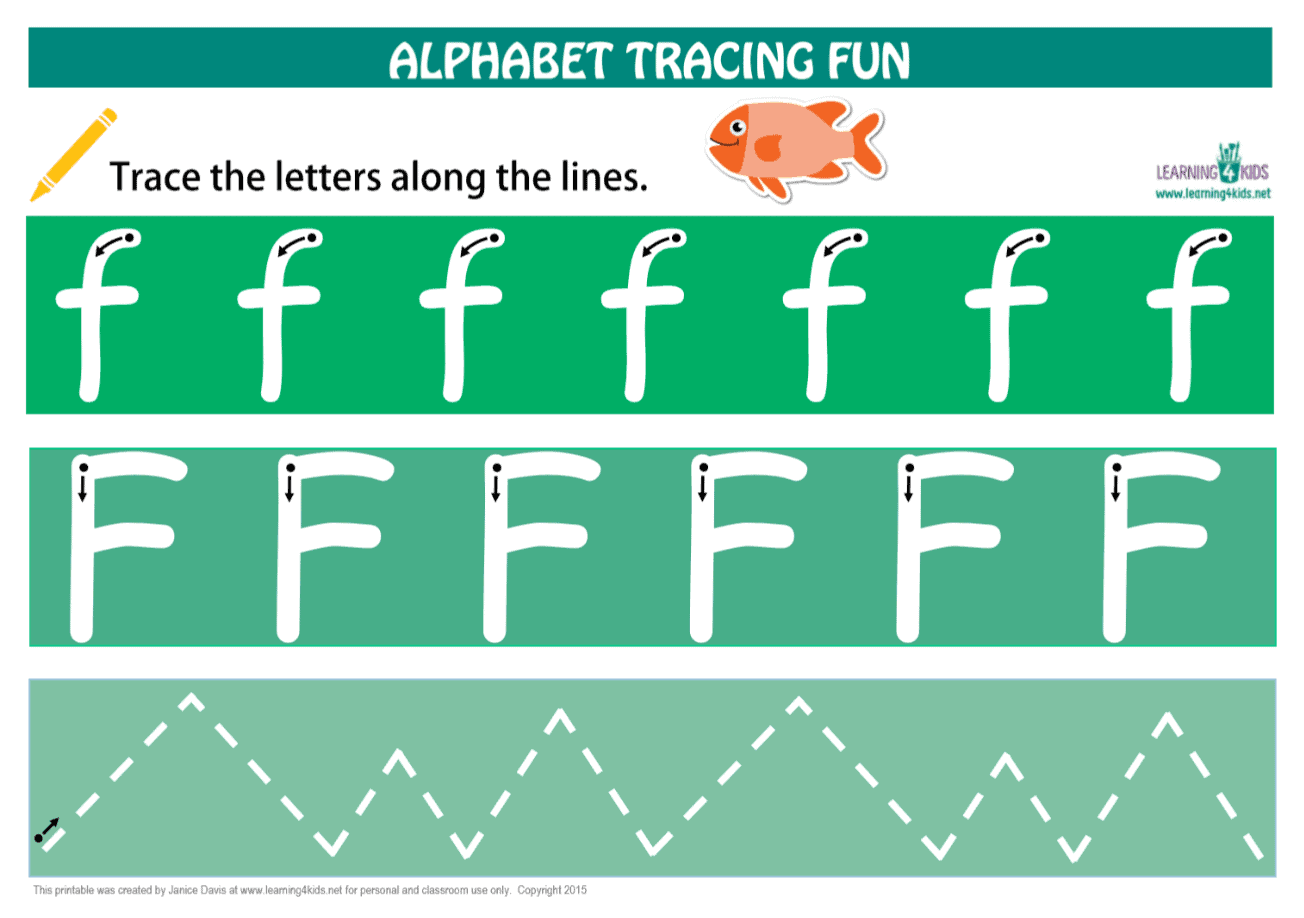 Number & Letters Tracing Mats Standard Print inside Letter Tracing Mats