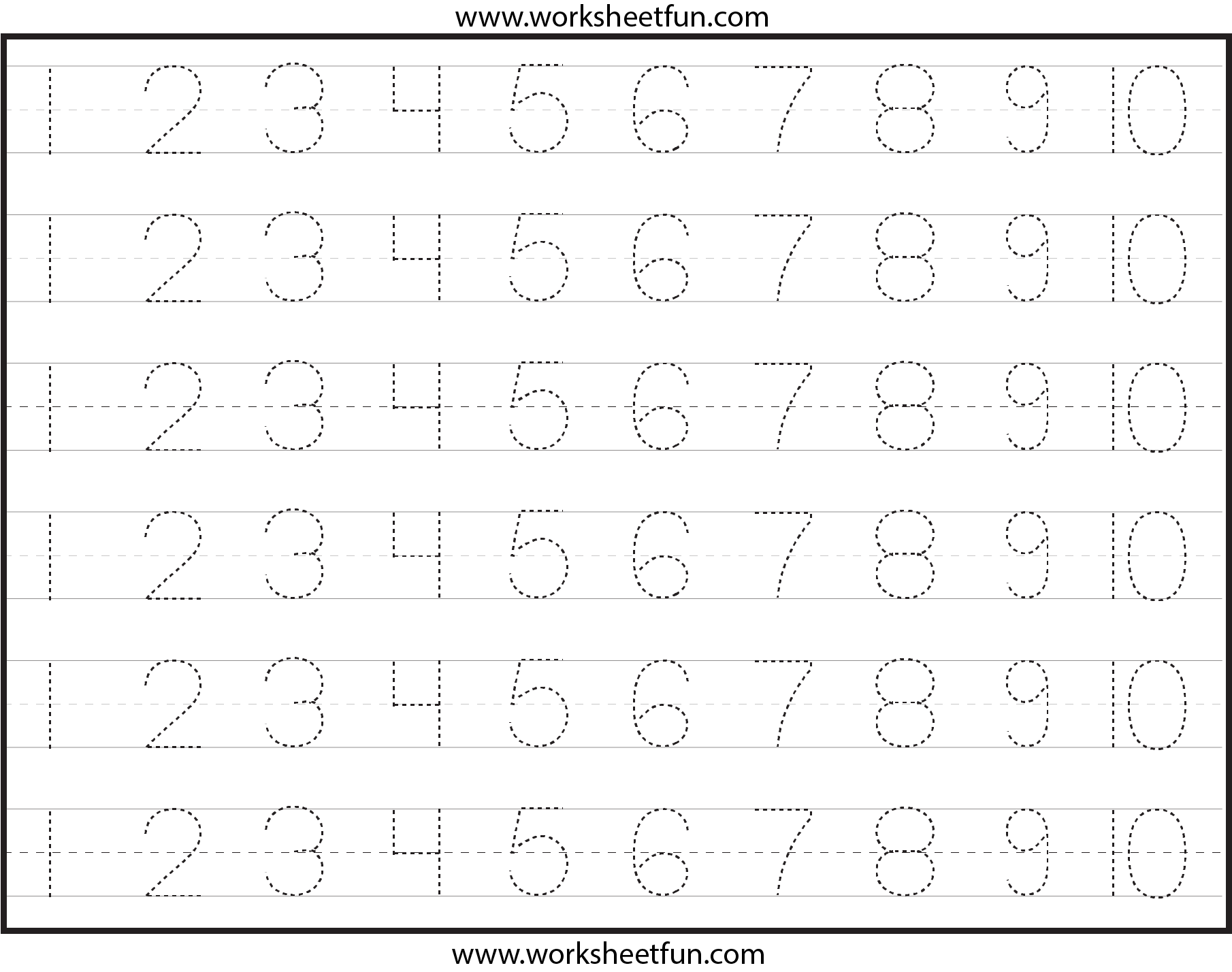 Number-Tracing-Lines-Box-3 1,810×1,428 Pixels | Tracing pertaining to Abc 123 Tracing Worksheets