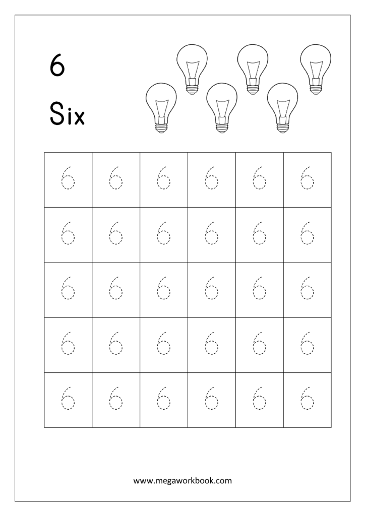 Number Tracing   Tracing Numbers   Number Tracing Worksheets